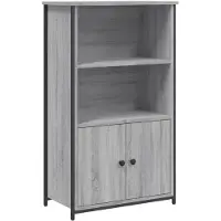 vidaXL Highboard Grau Sonoma 62x32x103,5 cm Holzwerkstoff