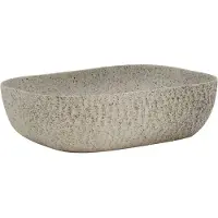 vidaXL Aufsatzwaschbecken Grau Rechteckig 48x37,5x13,5 cm Keramik