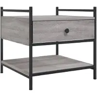 vidaXL Couchtisch Grau Sonoma 50x50x50 cm Holzwerkstoff