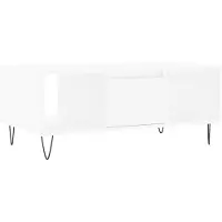 vidaXL Couchtisch Weiß 90x50x36,5 cm Holzwerkstoff