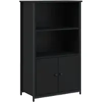 vidaXL Highboard Schwarz 62x32x103,5 cm Holzwerkstoff