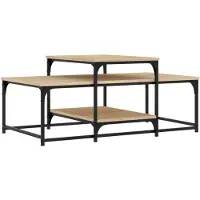 vidaXL Couchtisch Sonoma-Eiche 102x60x45 cm Holzwerkstoff