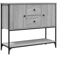 vidaXL Sideboard Grau Sonoma 100x36x85 cm Holzwerkstoff