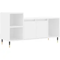 vidaXL TV-Schrank Weiß 100x35x55 cm Holzwerkstoff