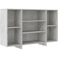 vidaXL Sideboard Betongrau 120x30x75 cm Holzwerkstoff