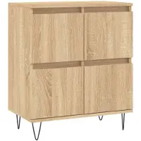 vidaXL Sideboard Sonoma-Eiche 60x35x70 cm Holzwerkstoff