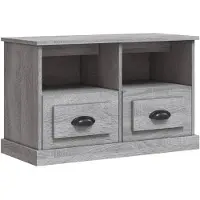 vidaXL TV-Schrank Grau Sonoma 80x35x50 cm Holzwerkstoff
