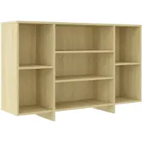 vidaXL Sideboard Sonoma-Eiche 120x30x75 cm Holzwerkstoff