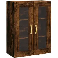 vidaXL Wandschrank Räuchereiche 69,5x34x90 cm
