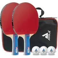 Joola , Tischtennis Schlägerset "Duo" mit 2 Schlägern und 3 Bällen