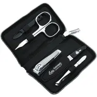 Erbe Manicure Etuis Mini Taschenetui 5-teilig schwarz