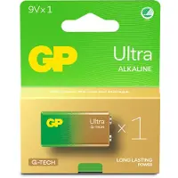 GP Batteries Ultra Alkaline GP1604AU, Einwegbatterie, 9V, Alkali, 9 V, 1 Stück(e), Cd (cadmium), Hg (Quecksilber)