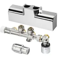 Oventrop Anschlussset Multiblock T-RTL vc, für Multiblock T-RTL/Uni SH, Eckform
