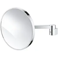 GROHE Selection Kosmetikspiegel 41077000 7-fache Vergrößerung, Wandmontage, ohne Beleuchtung, chrom