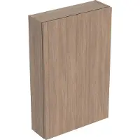 Geberit iCon Hängeschrank rechteckig, eine Tür, 45x70x15 cm, 502.318.JH.1, Farbe: Eiche / Melamin Holzstruktur