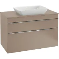 Villeroy & Boch Venticello Halbeinbau-Aufsatzwaschtisch 55 x 36 cm, ohne Hahnloch, mit Überlauf