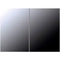 Differnz Spiegelschrank Brida 67,5 x 15 x 50 cm weiß 2-türig Keine