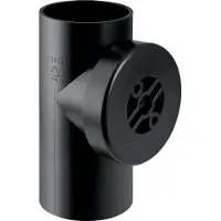 Geberit Pe Reinigungsstück 368451161 DN 125/100, 90Grad, mit runder Serviceöffnung, PE-HD