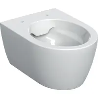 Geberit iCon Wand-WC Tiefspüler, verkürzte Ausladung, geschlossene Form, Rimfree