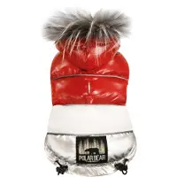 Croci Hondenjas Padded Polar Bear Rood