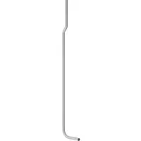 Geberit Spülbogen Set gekröpft hinten d32 mm, weiss, 1 Stk.