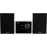 Aiwa MSBTU-300, Heim-Audio-Mikrosystem, Schwarz, 1 Disks, Vorderseite, 20 W, 2-Wege