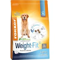 Fokker Weight-Fit Light & Sterilised Hundefutter | 2 x 2,5 kg