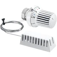 Oventrop (Uni XH) Thermostat m.Fernfühl. Flüssigfühler, mit Nullstellung, weiß