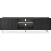 Selsey TV Schrank Board Sideboard Fernsehtisch Fernsehschrank Mit Lamellen 135 c