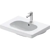 Duravit Möbelwaschtisch D-CODE m ÜL HLB 650x480mm we 1 HL