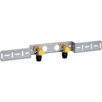 Geberit Anschlusswinkel PushFit 20mmxRp 1/2, 90G, mont, 2-f, 52mm, Rotg.