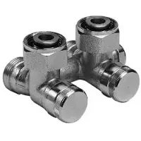 Danfoss Universalverschraubung RLV-K für Ventil-Heizkörper, Heizkörper R 1/2, Eck 003L0282