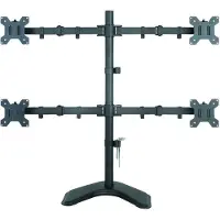 Techly ICA-LCD 2540, Freistehend, 40 kg, 33 cm (13 Zoll), 68,6 cm (27 Zoll), 100 x 100 mm, Schwarz