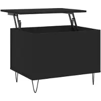 vidaXL Couchtisch Schwarz 60x44,5x45 cm Holzwerkstoff