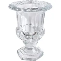 Clayre & Eef Vase in Transparent - (H)20 x Ø 15 cm - onesize