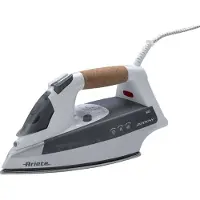 Ariete 6232/00, Dampfbügeleisen, Edelstahl-Bügelsohle, 140 g/min, Grau, Weiß, 0,3 l, Manuell