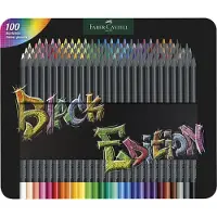 Faber-Castell Schwarze Edition Farbstifte 100 Einheiten
