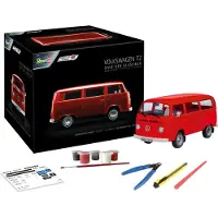 Revell VW T2 Adventskalender Bausatz 1:24 easy-click mehrfarbig Modellbau Bastelset