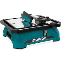 Vonroc Fliesenschneider 650W - 180mm - Integrierter Wassertank | STST Arbeitsplatte