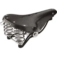 Brooks B66, Fahrradsattel, Stadt, Unisex, Schwarz, Einfarbig, Leder