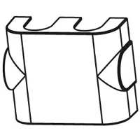 Oventrop Design Abdeckung weiß
