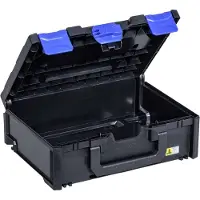 Allit Aufbewahrungsbox EuroPlus MetaBox 145 schwarz/blau