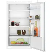 NEFF Einbaukühlschrank "KI1311SE0", Energieeffizienz: E, silber (grau), Rechtsanschlag, wechselbar, Kühlschränke, Fresh Safe: Schublade für flexible Lagerung von Obst & Gemüse, Einbaukühlschrank