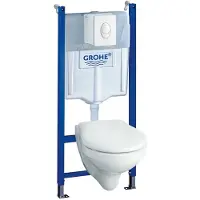 GROHE QuickFix Lecico Perth WC-Pack 50x62,2-82,2x113,5 cm Alpinweiß