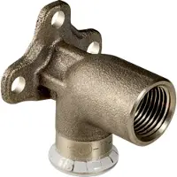 Geberit Mapress Kupfer Anschlusswinkel 90 Grad, d 15mm, Rp 1/2″, L1 5,2cm, Rotguss bleifrei 63453