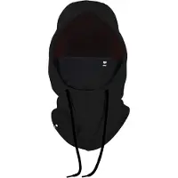 Mons Royale - Merino Woll-Kapuze - Decade Wool Fleece Hood Black für Damen aus Wolle - schwarz