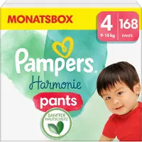Pampers Harmonie Pants Gr. 4, 9-15 kg, Monatsbox (1x168 Windeln) 8006540867952