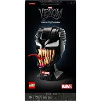 LEGO 76187 Marvel Spider-Man Venom Maske Bauset für Erwachsene, Fanartikel, Geschenkidee für Sammler