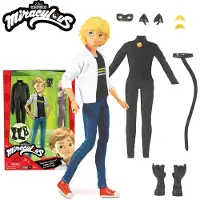Bandai Miraculous Adrien Figur und schwarze Katze Kostüm 26 cm