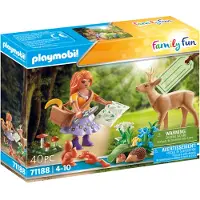 Playmobil FamilyFun Kräutersammlerin, 4 Jahr(e), Mehrfarbig, Kunststoff